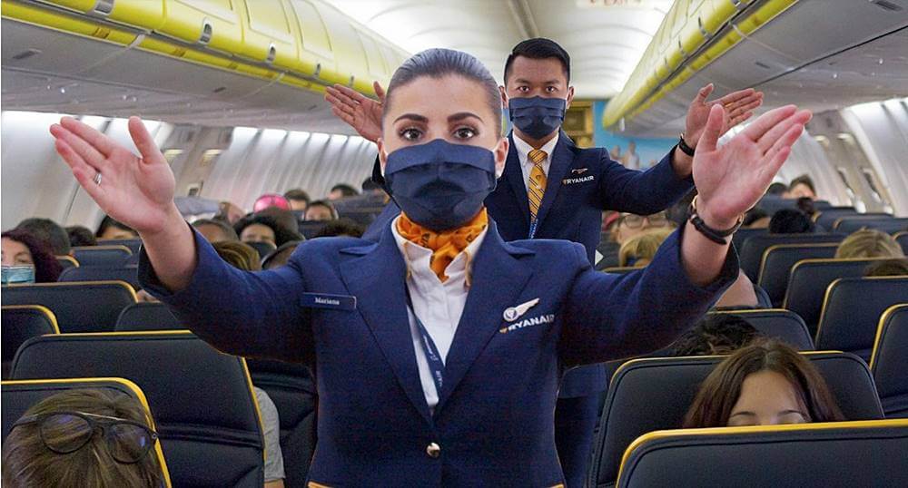 ryan air flight attendants