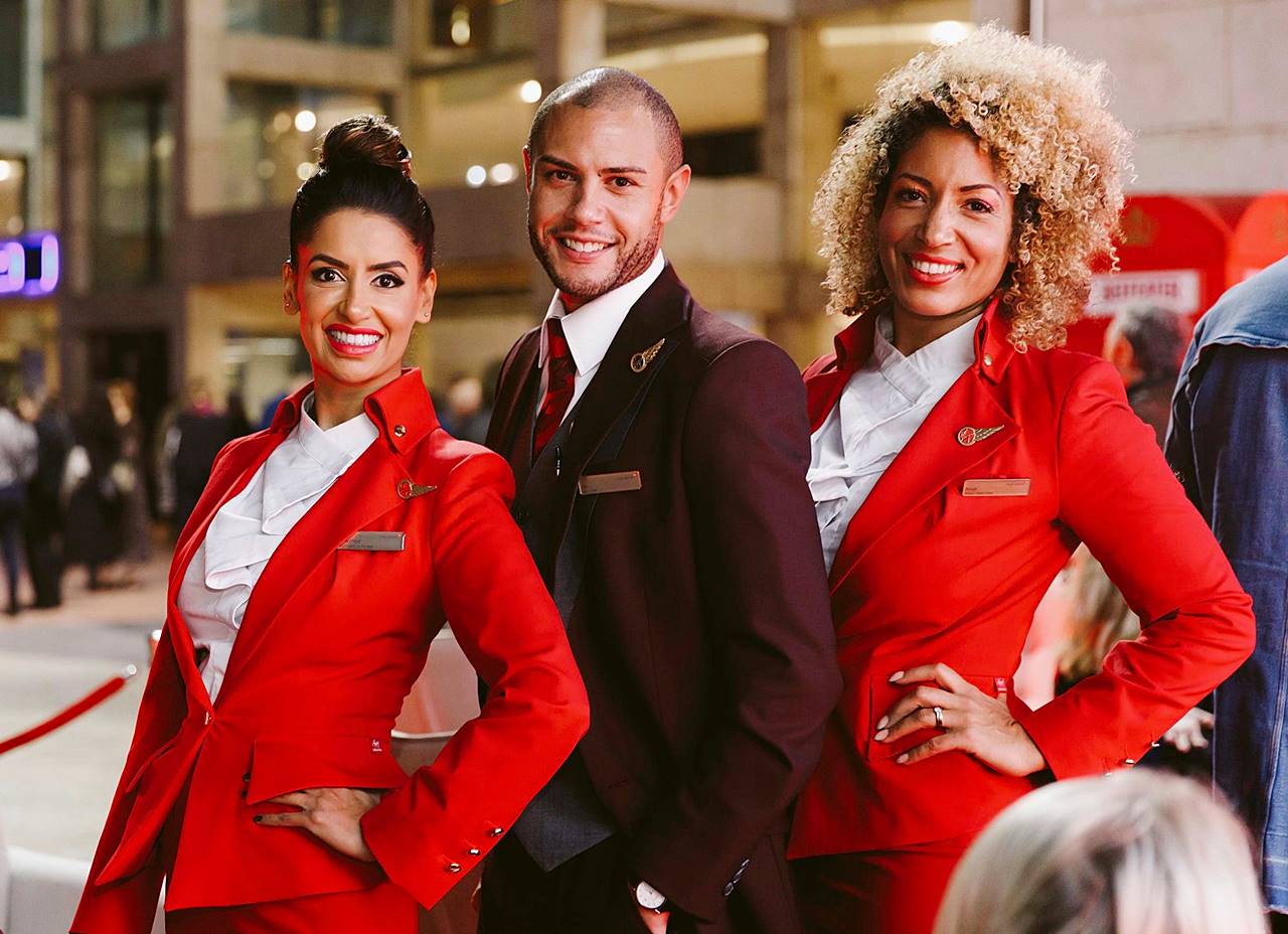 virgin atlantic crew smile