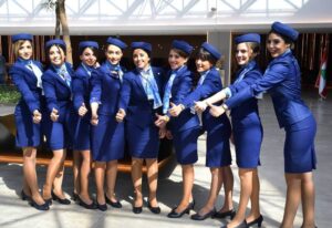 MEA airlines Air Liban female flight attendants