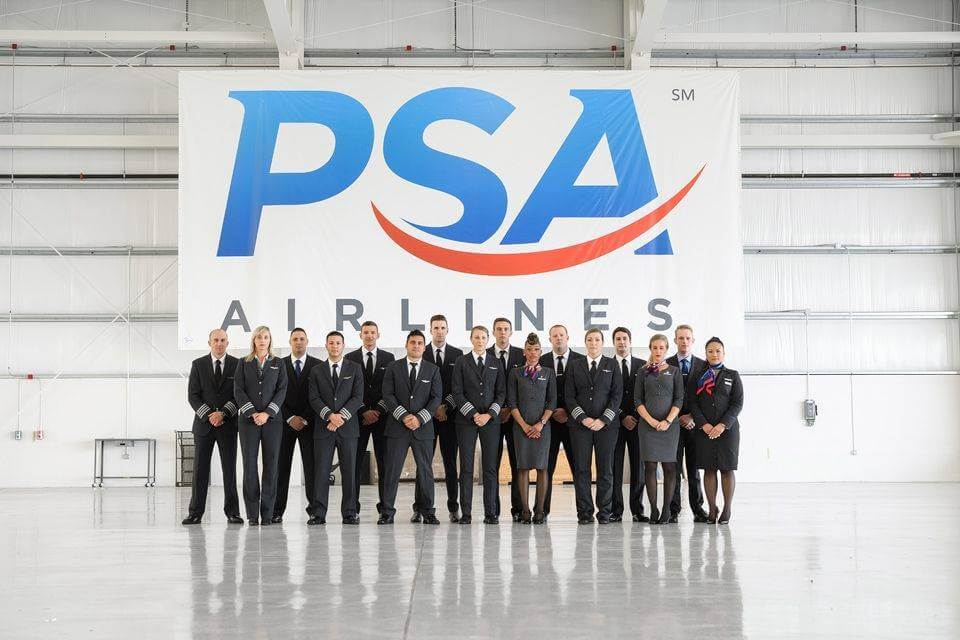 PSA Airlines crew team