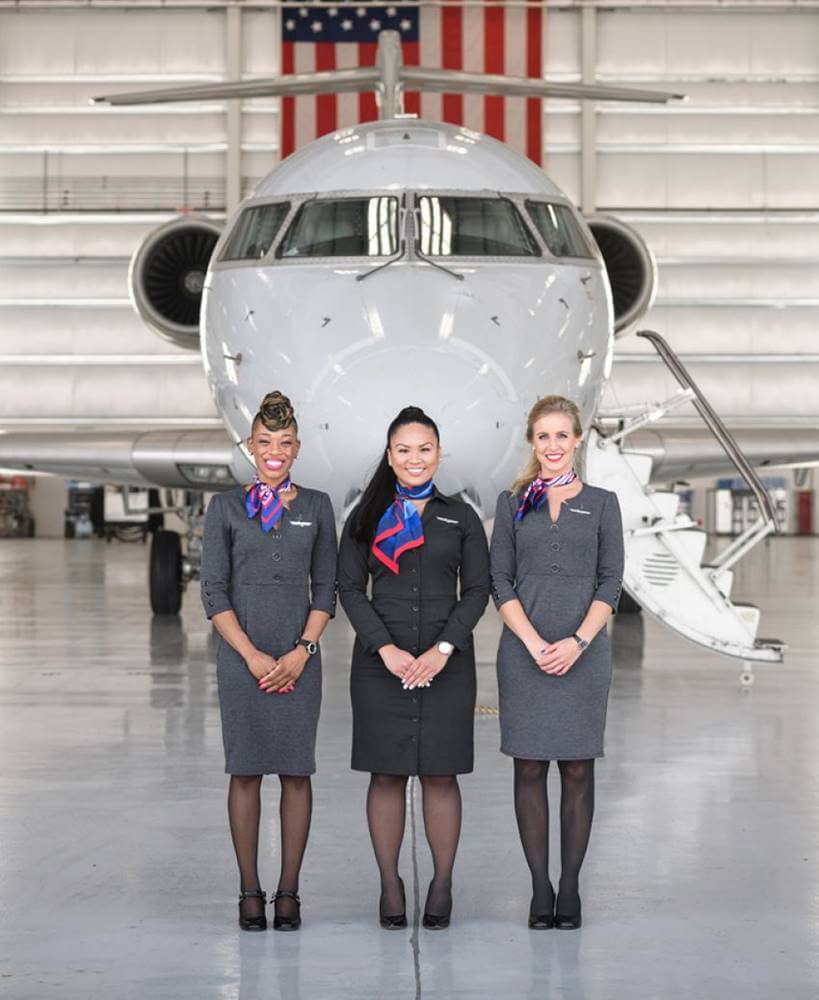 PSA Airlines female flight attendants