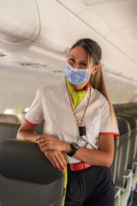 TAP Air Portugal flight attendant female