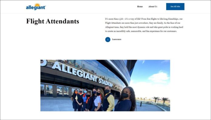 Allegiant Air Flight Attendant Requirements and Qualifications - Cabin