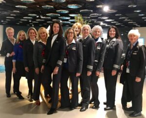 american airlines female pilots and flight attendants