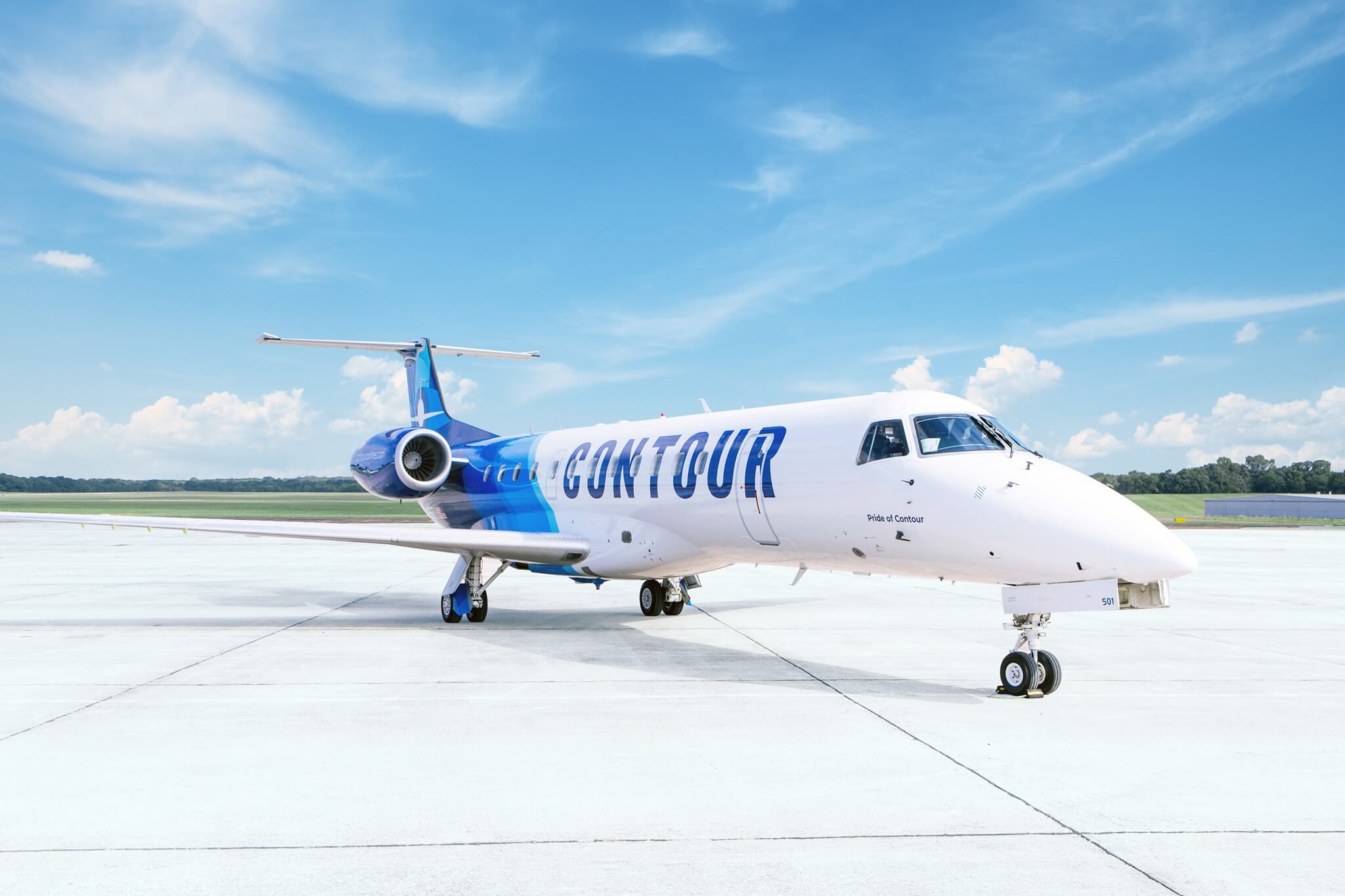 contour airlines plane