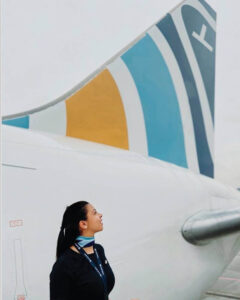 eastern airline female flight attendant wing