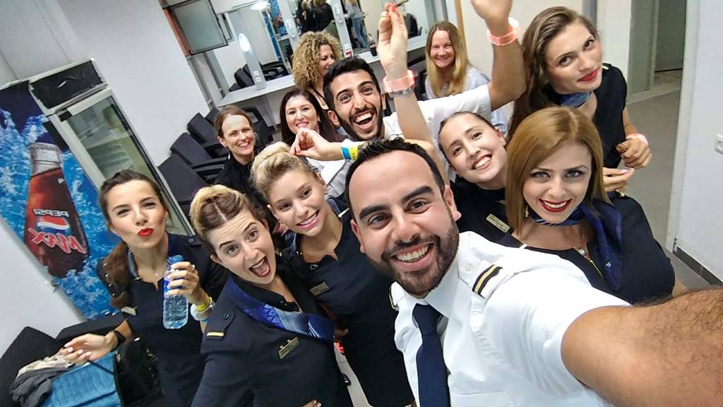 fun at el al airlines crew