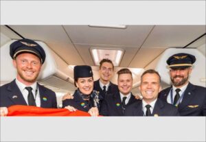 iceland air pilot and cabin crew