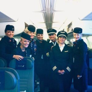 icelandair female crew uniforms