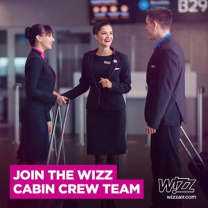 join wizz air flight attendant team