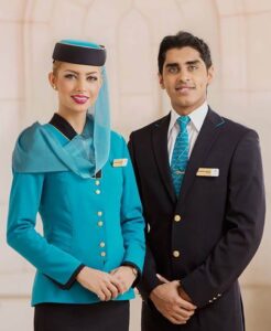 oman air flight attendant uniforms