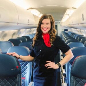 republic airways female flight attendant