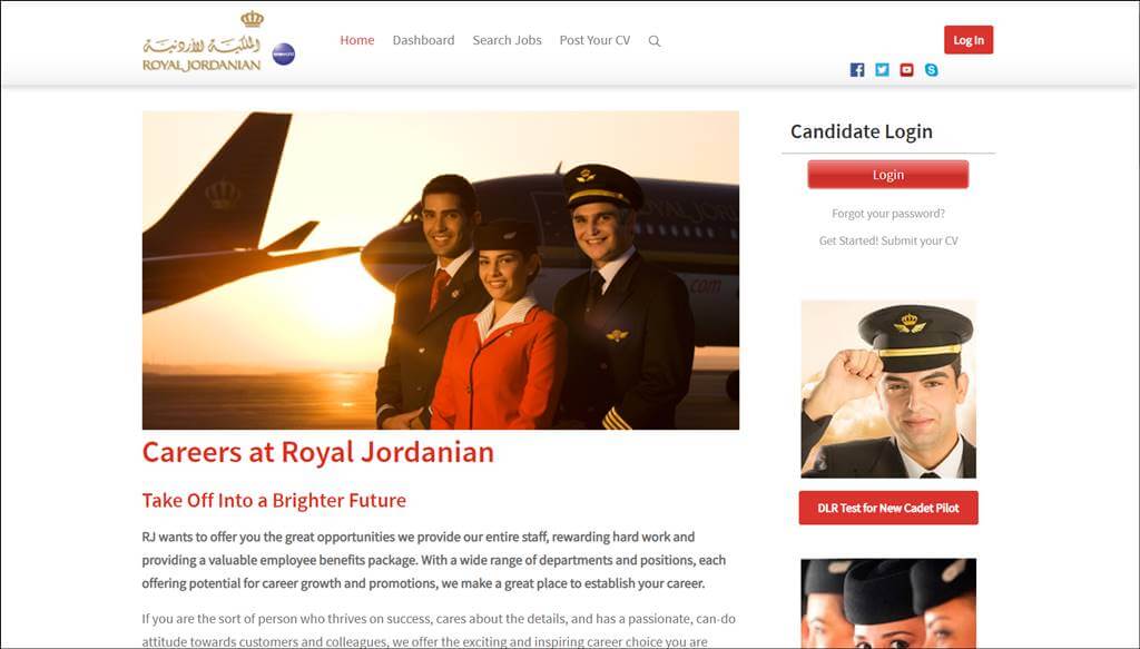 Royal jordanian hot sale official website