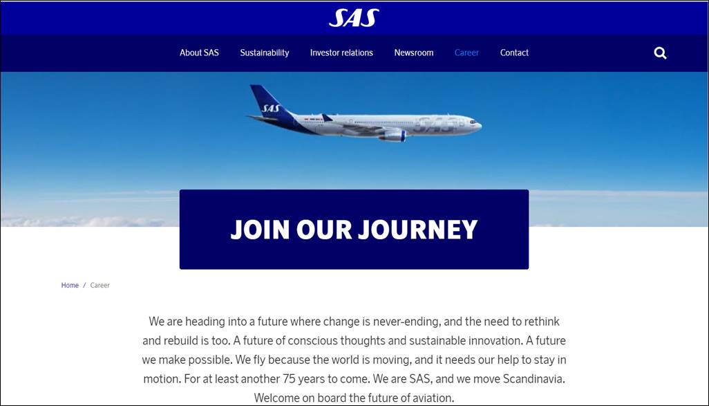 sas travel jobs