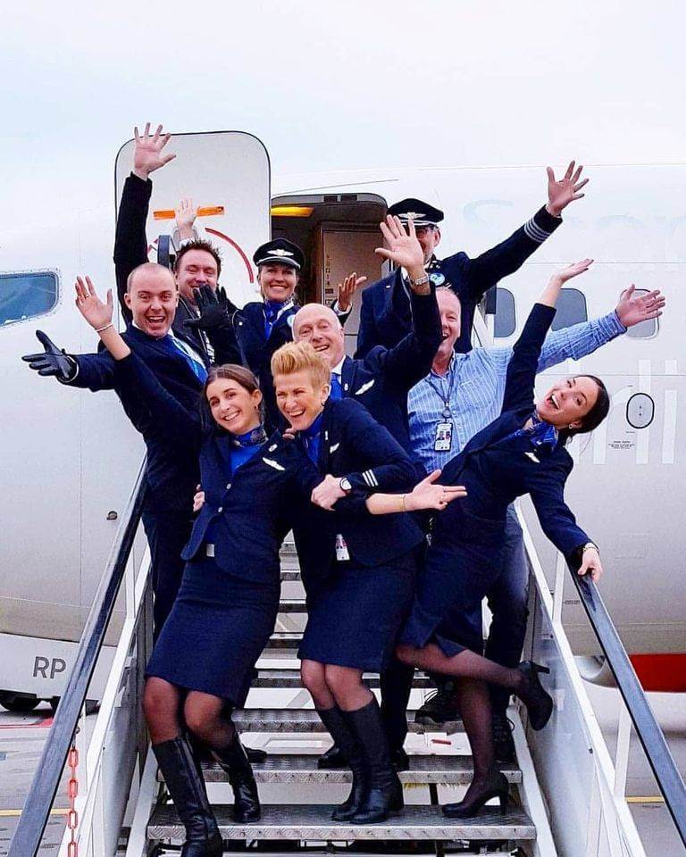 sas scandinavian cabin crews fun