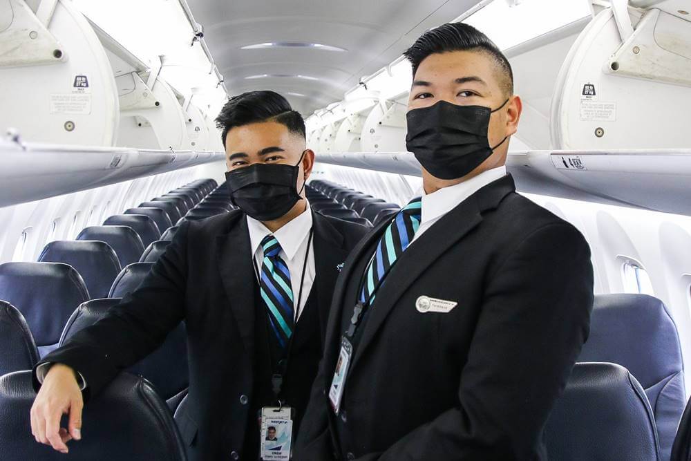 westjet male flight attendants