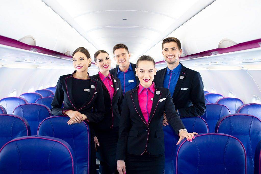 wizz air flight attendant uniforms