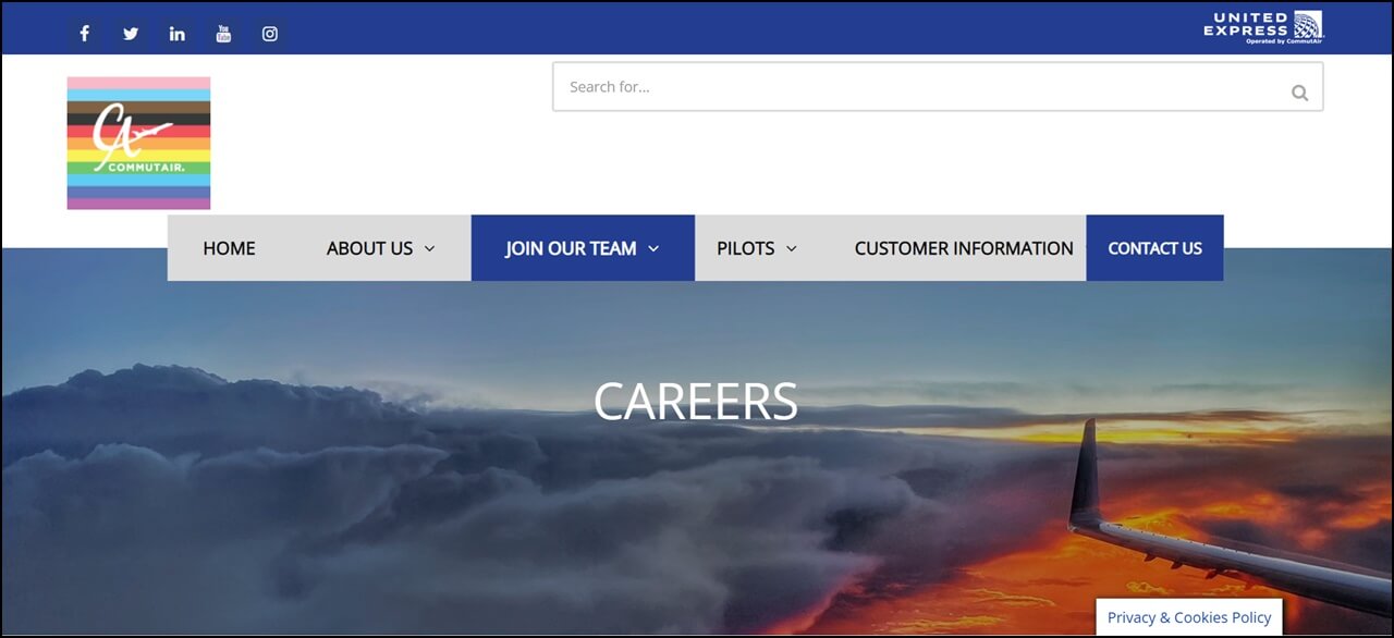 CommutAir Careers Page