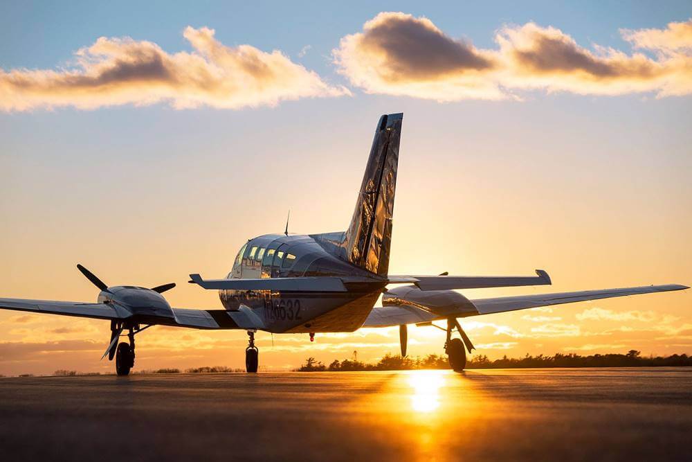 cape air sunset plane