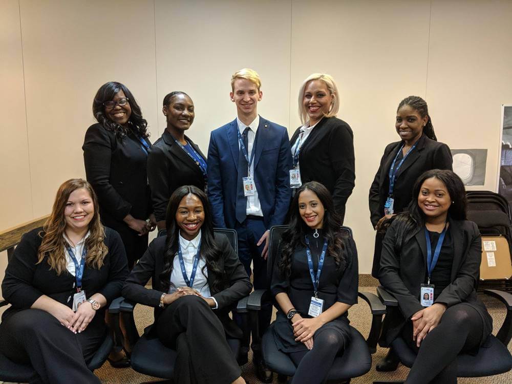 commutairflight attendants class photo