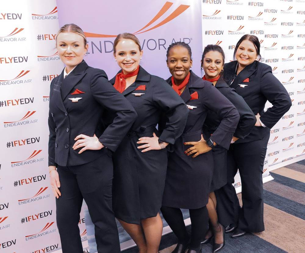 endeavor air female crews pose