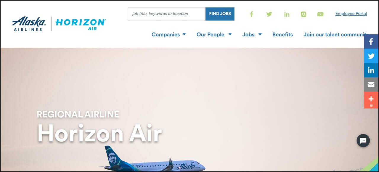Horizon Air Careers Page