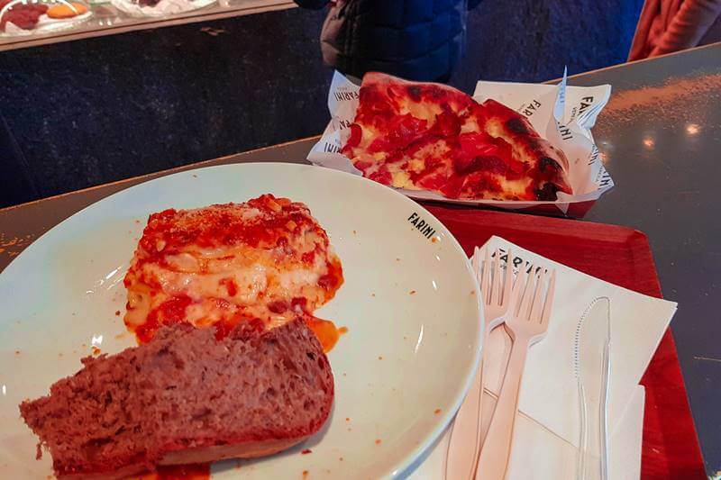 pizza and lasagna Venice
