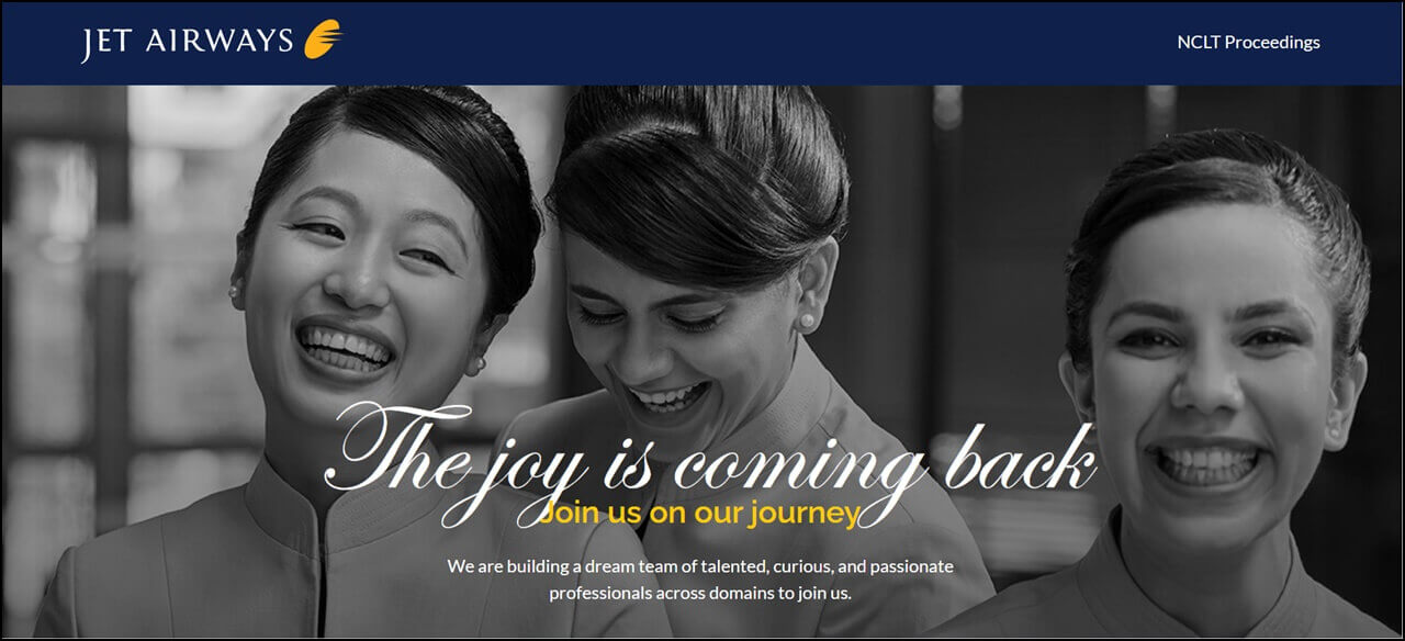 Jet Airways Careers Page