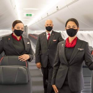 air canada flight attendants onboard
