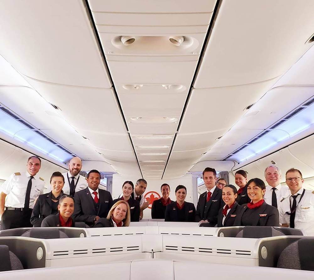 air canada full crew