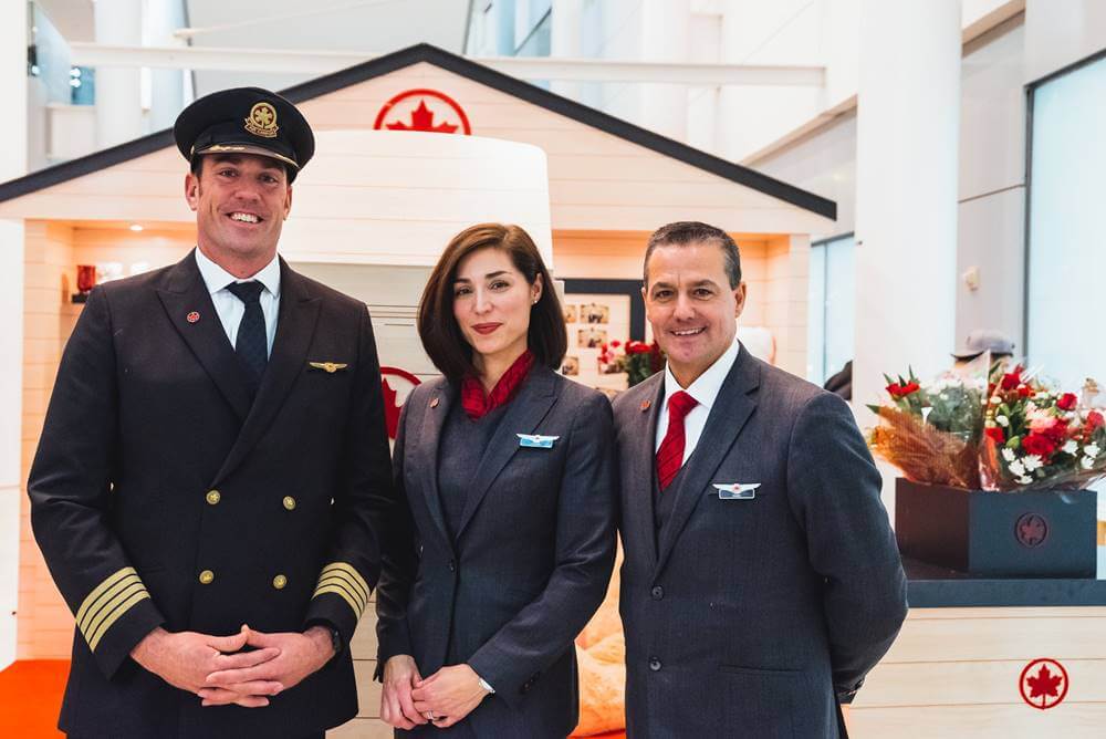 air canada pilot and crews