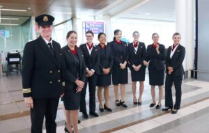 air canada pilot and flight attendants