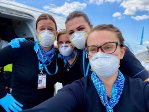 air transat cabin crews mask