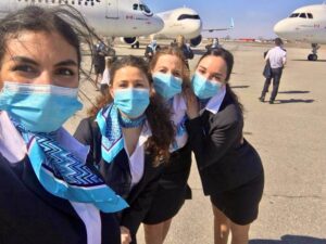 air transat female flight attendants