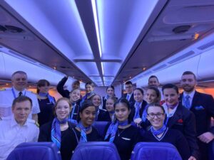 air transat pilot and cabin crews