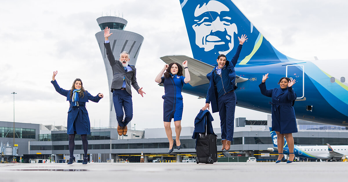 alaska air flight attendants