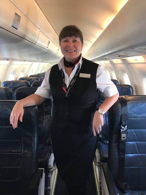 central mountain air female flight attendant