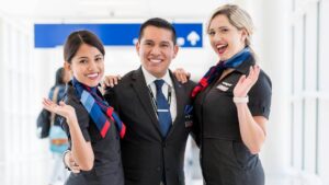 envoy air flight attendants smiling