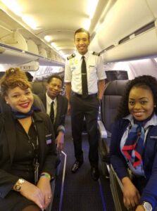 envoy air flight attendants with pilot
