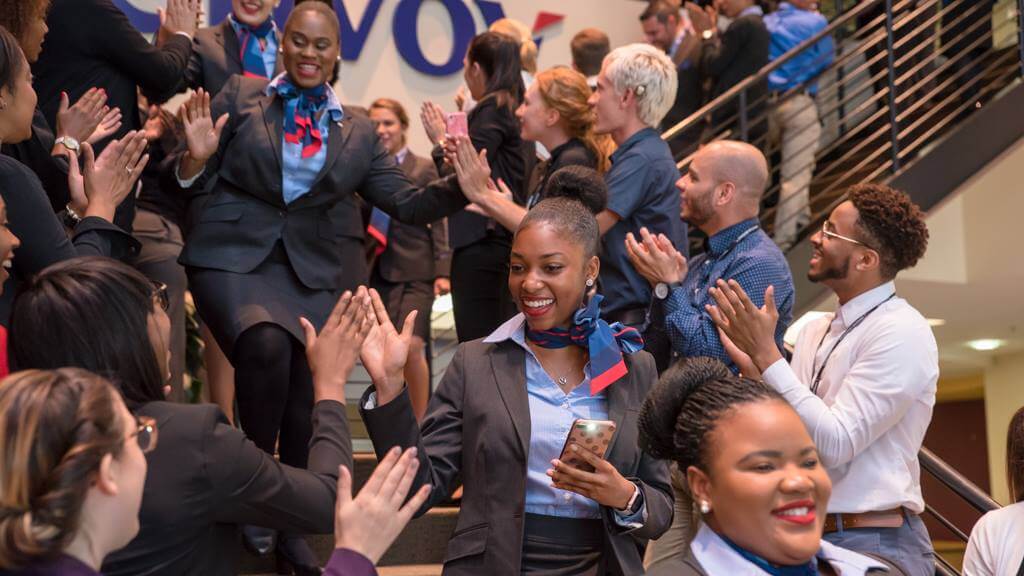 envoy air happy graduating crew