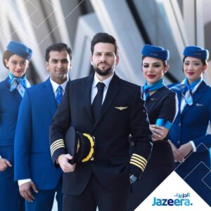 jazeera airways pilot and flight attendants