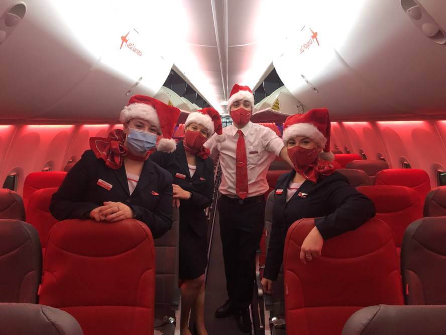 jet2 flight attendants xmas