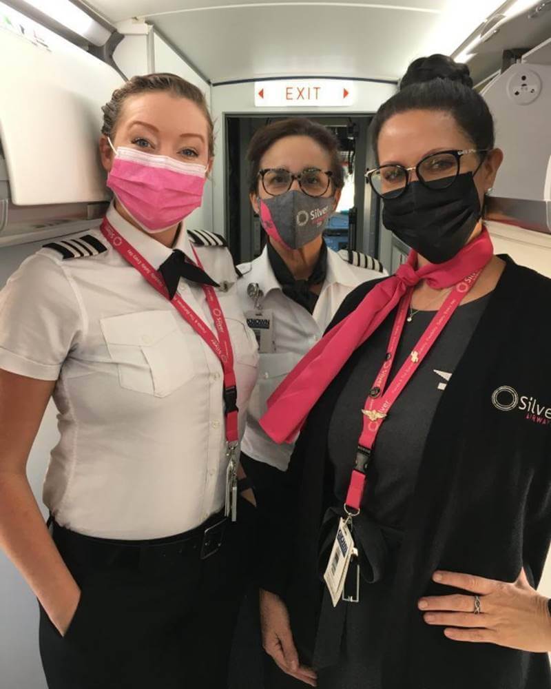 silver airways pilots and cabin crew