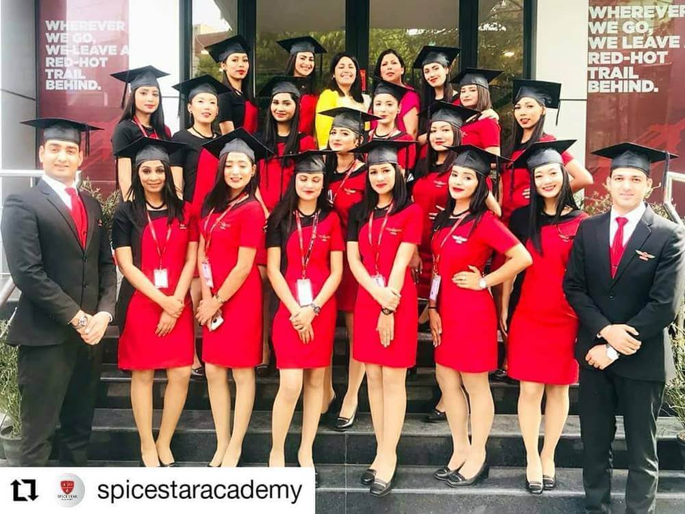 spicejet cabin crew graduation