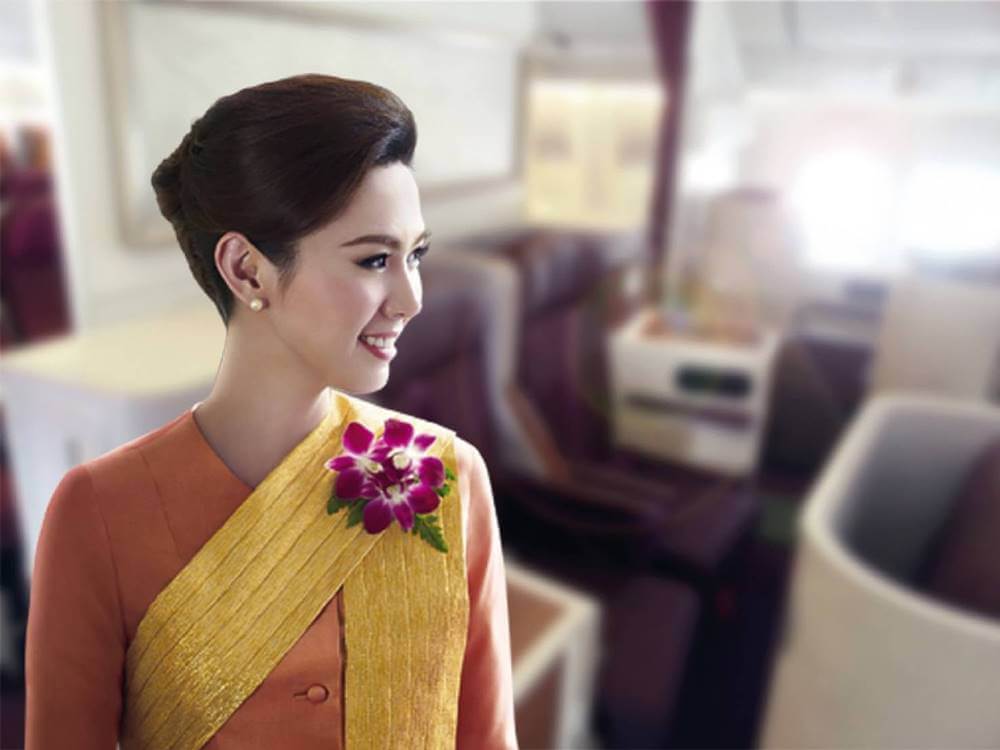 thai airways female flight attendant