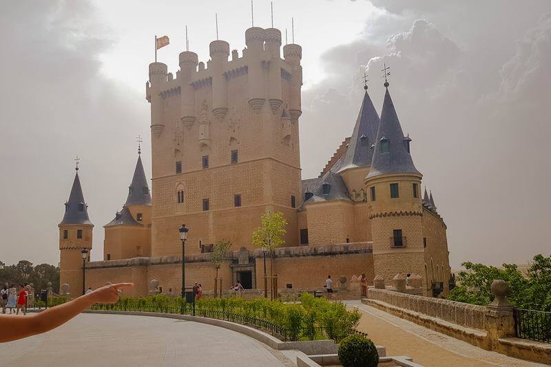 Alcaraz castle in Segovia