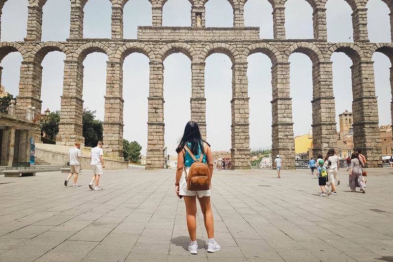 Aqueduct photo of flight attendant