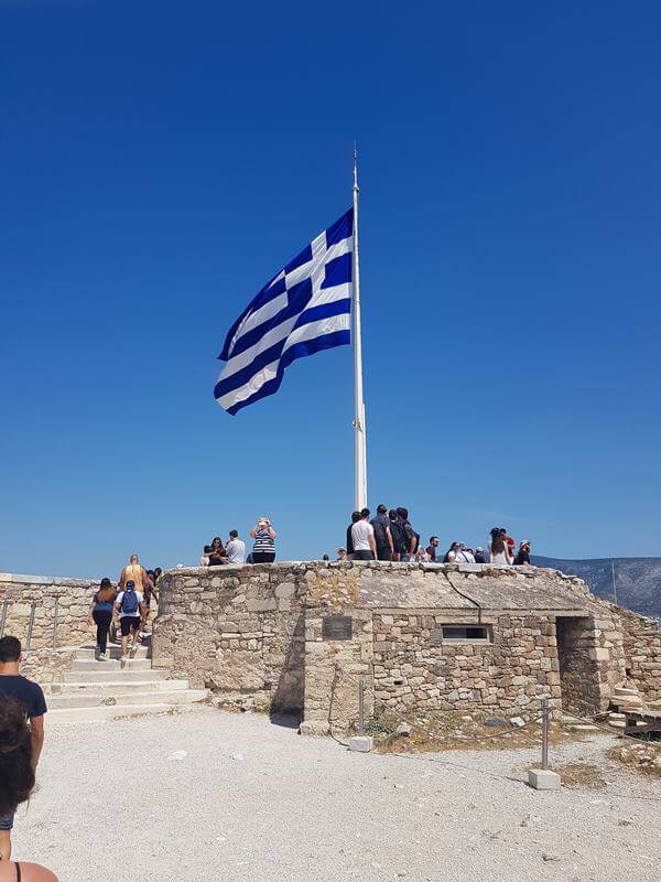 Flight Attendant in Greece Flag