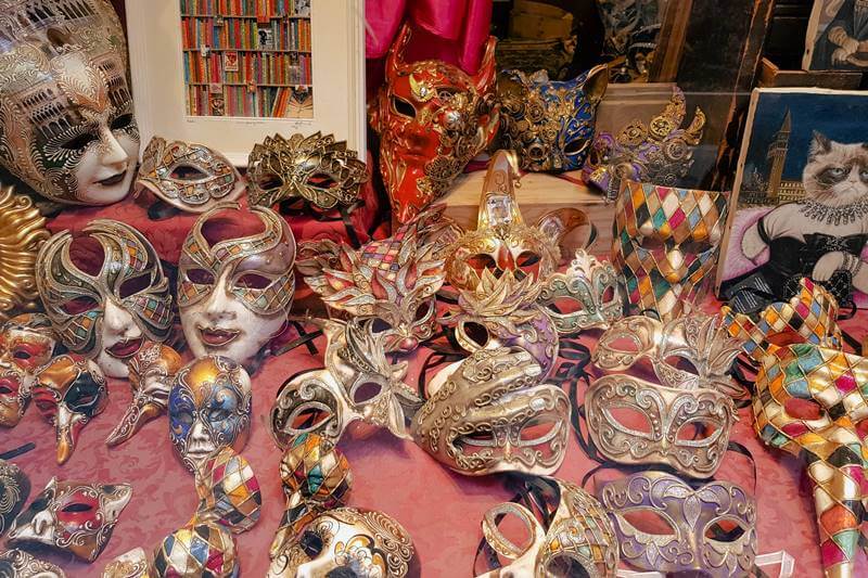 Masks in Venice Italy