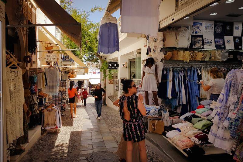 Santorini shops